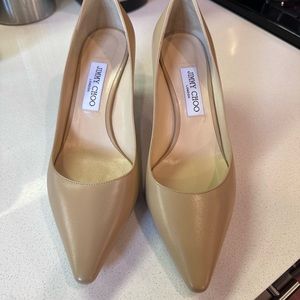 New Jimmy Choo Tan Heels Sz 40